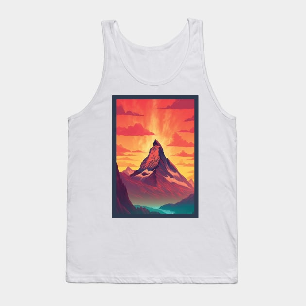 Zermatt,Matterhorn,Switzerland,Poster Tank Top by BokeeLee